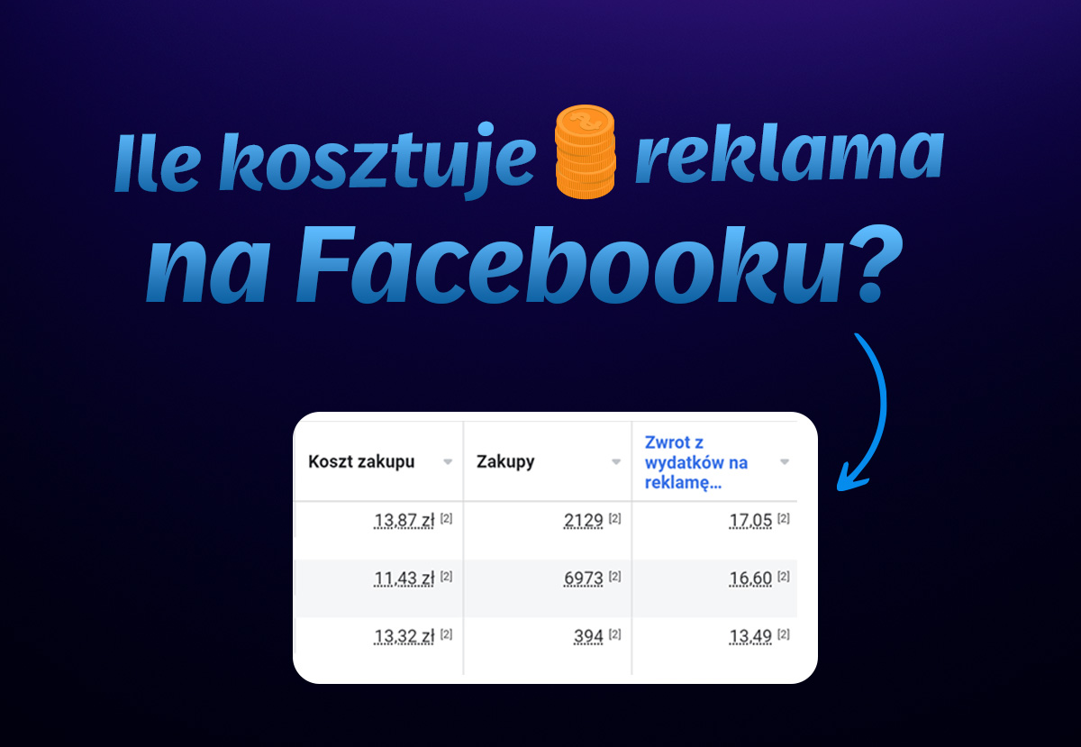 ile kosztuje reklama facebook ads w e-commerce